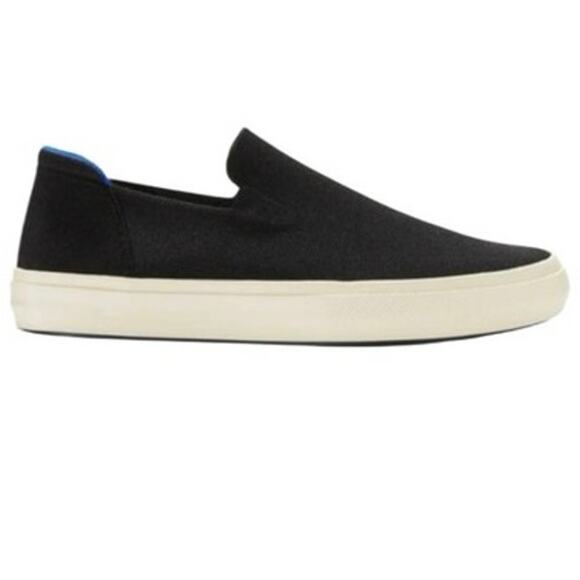ROTHYS Unisex City Slip On Comfort Slip On Loafer Sneaker NWOB Black Blue 10.5 - Picture 1 of 6